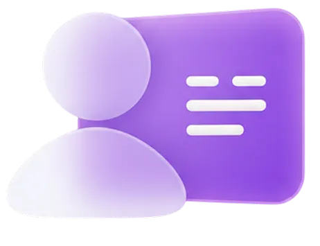 User focused icon